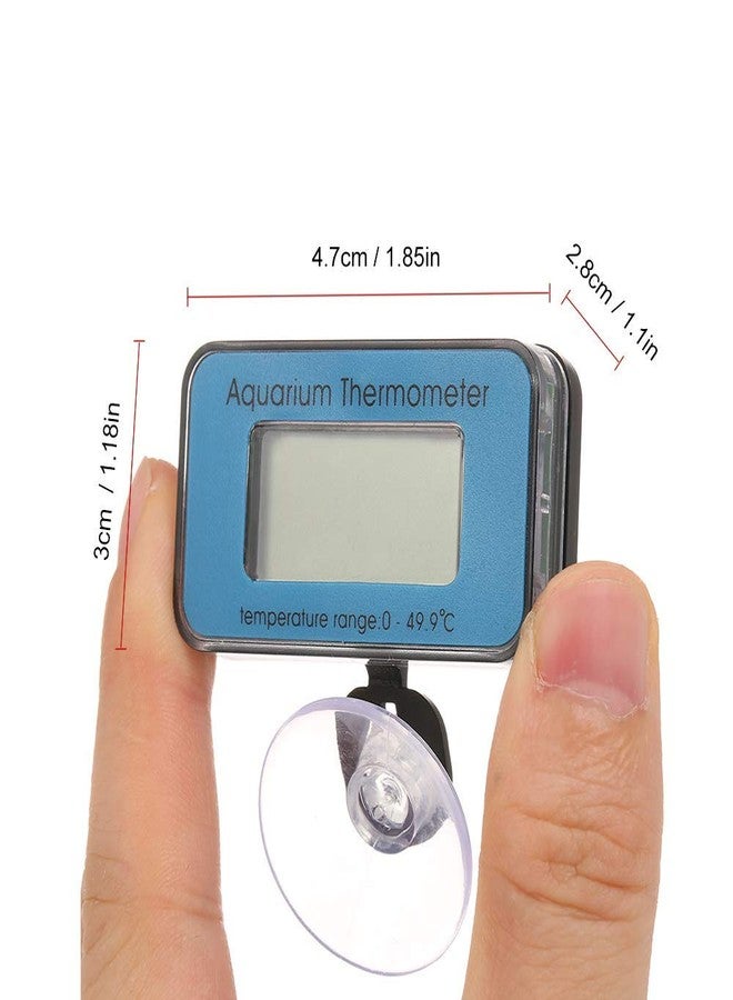 TAIYO PLUSS DISCOVERY® Aquarium Digital Thermometer, Size:(4.7X5.5 cm) (LXH) Digital LCD Aquarium Thermometer with Suction Cup Waterproof Mini Indoor Fish Tank Thermometer - Image 5